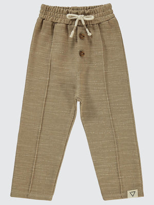 Civil Boys Süs Düğmeli 2-5 Yaş Eşofman Altı - Bej