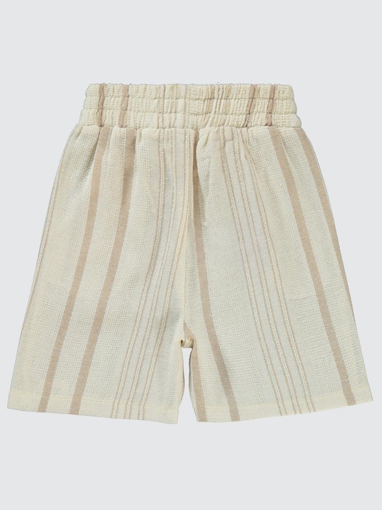 Civil Boys Kendinden Desenli Cepli 2-5 Yaş Kapri - Bej