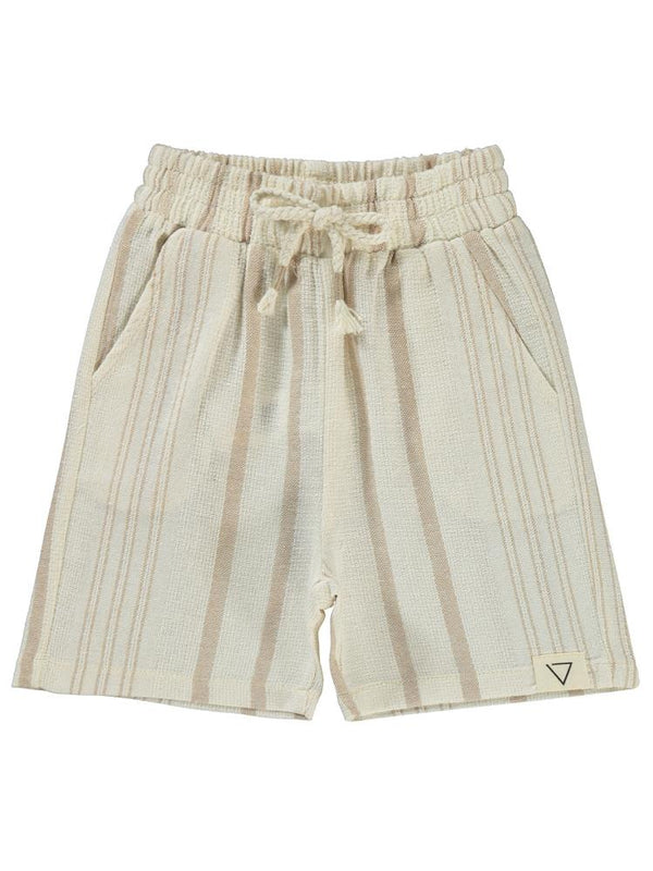 Civil Boys Kendinden Desenli Cepli 2-5 Yaş Kapri - Bej