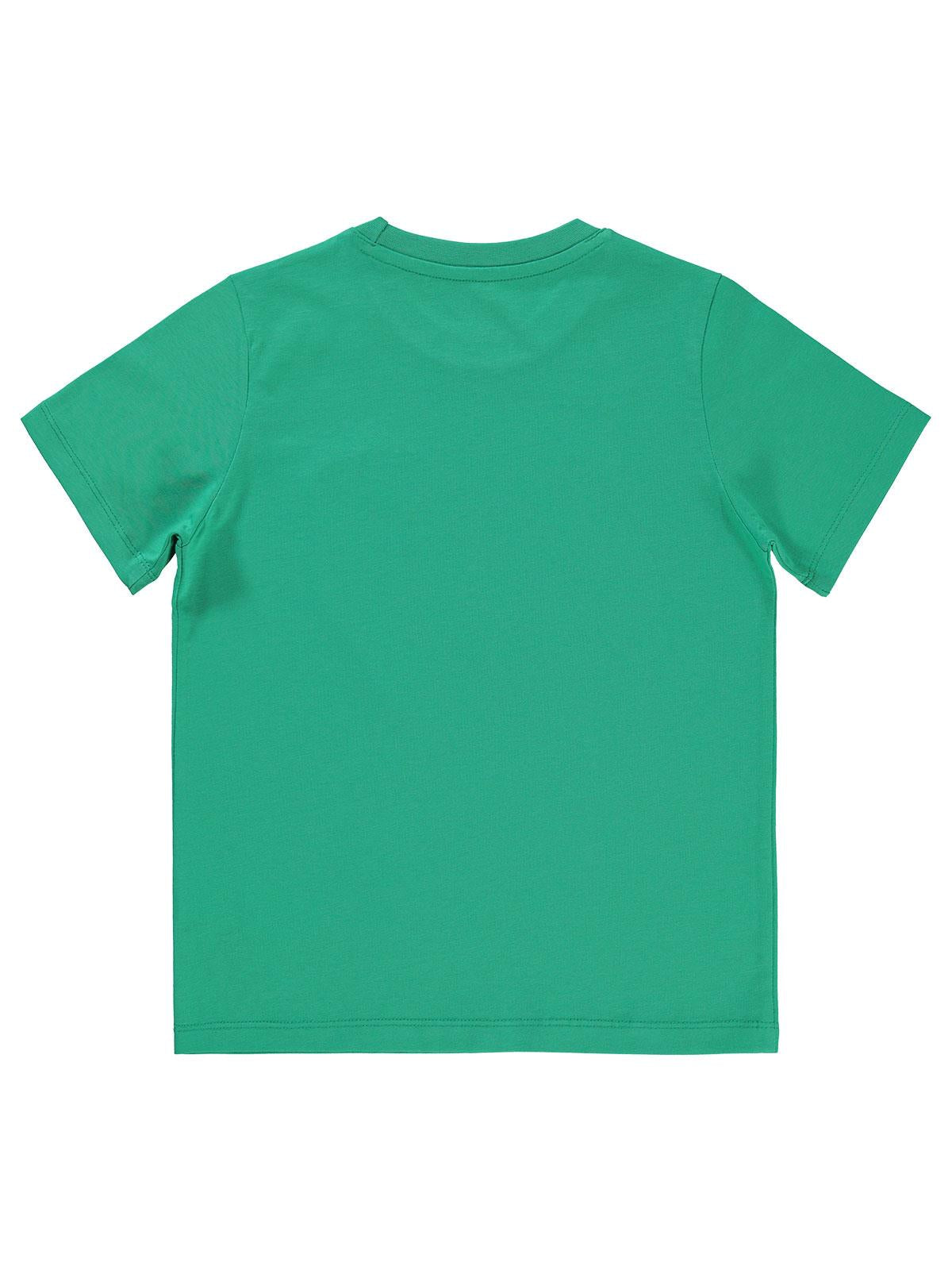 Civil Boys Bukalemun Baskılı 6-9 Yaş Tişört - Yeşil