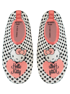 Hello Kitty Baskılı Tabanlı 31-35 Numara Deniz Ayakkabısı - Beyaz
