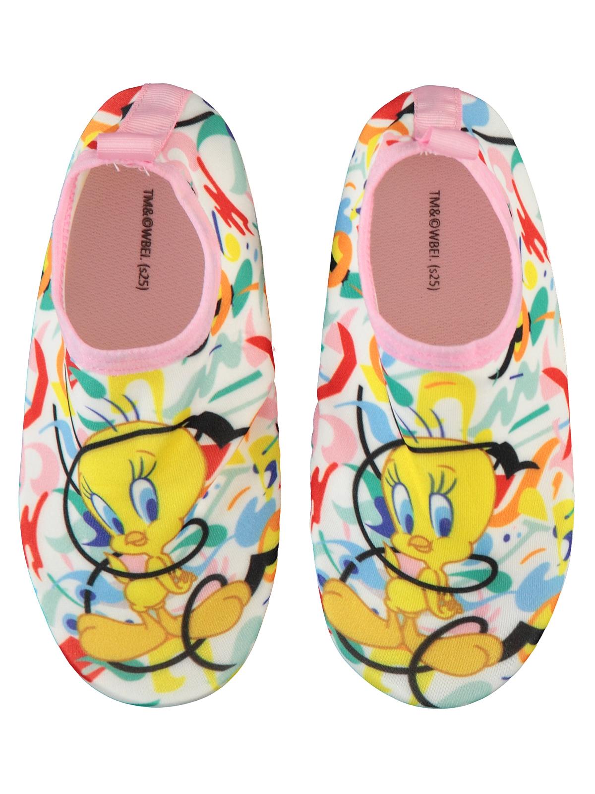 Tweety Baskılı Tabanlı 26-30 Numara Deniz Ayakkabısı - Beyaz