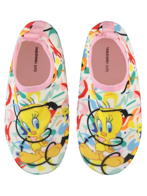 Tweety Baskılı Tabanlı 26-30 Numara Deniz Ayakkabısı - Beyaz