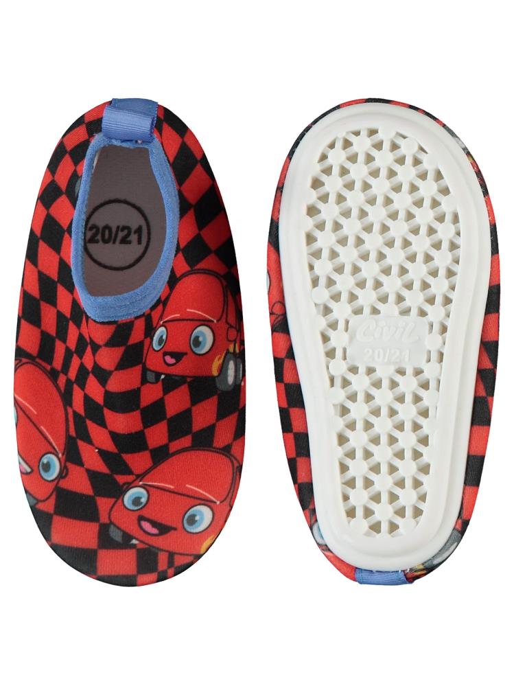 Düt Düt Baskılı Tabanlı 20-24 Numara Deniz Ayakkabısı - Kırmızı