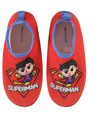 Superman Baskılı Tabanlı 26-30 Numara Deniz Ayakkabısı - Kırmızı