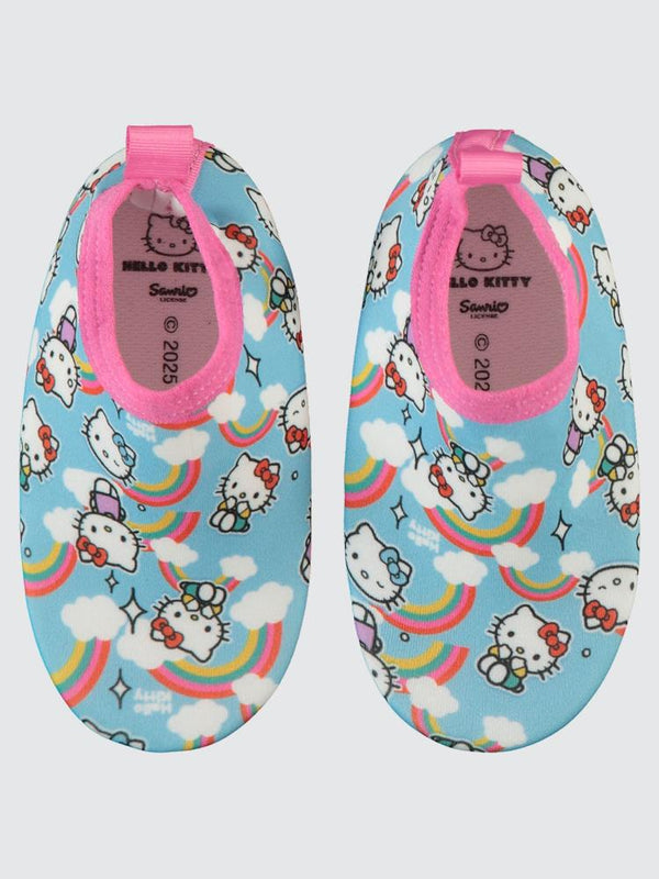 Hello Kitty Baskılı Tabanlı 20-24 Numara Deniz Ayakkabısı - Mavi
