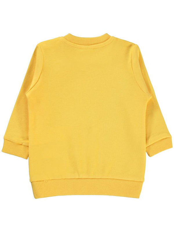 Civil Baby Star Baskılı 6-18 Ay Sweatshirt - Hardal