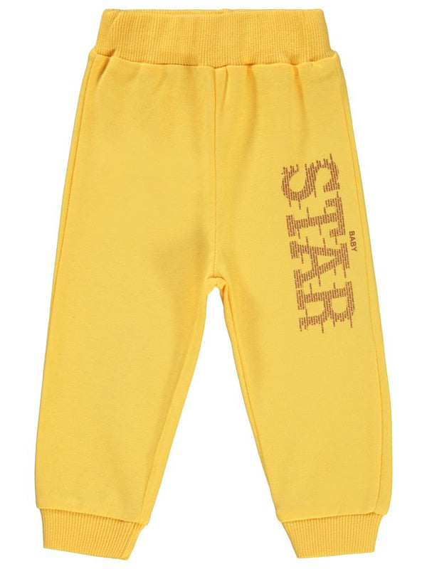 Civil Baby Star Baskılı 6-18 Ay Tek Alt Bebe - Hardal