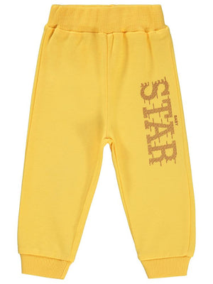 Civil Baby Star Baskılı 6-18 Ay Tek Alt Bebe - Hardal