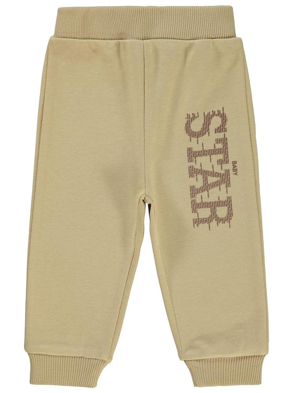 Civil Baby Star Baskılı 6-18 Ay Tek Alt Bebe - Kahverengi