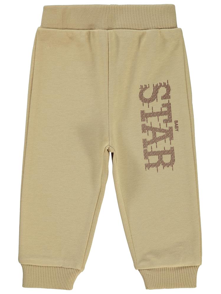 Civil Baby Star Baskılı 6-18 Ay Tek Alt Bebe - Kahverengi