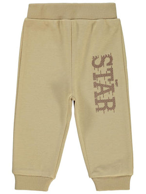 Civil Baby Star Baskılı 6-18 Ay Tek Alt Bebe - Kahverengi