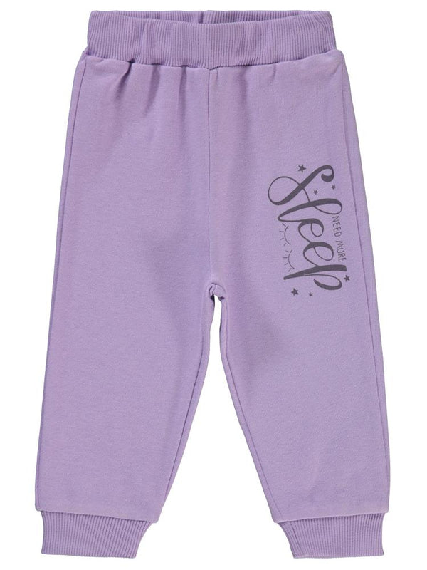 Civil Baby Sleep Baskılı 6-18 Ay Tek Alt Bebe - Lila