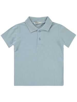 Civil Boys Yelken Nakışlı Lakos 2-5 Yaş Tişört - Mavi