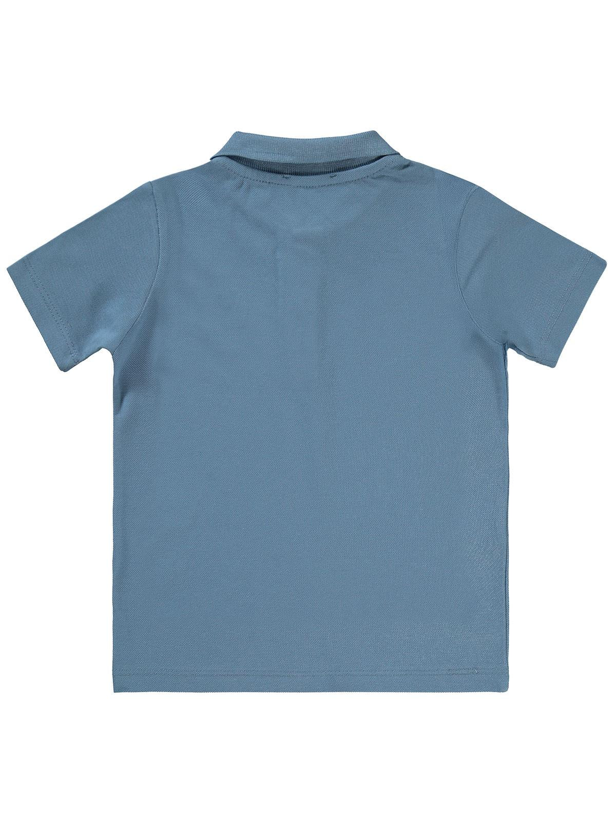 Civil Boys Yelken Nakışlı Lakos 2-5 Yaş Tişört - Mavi