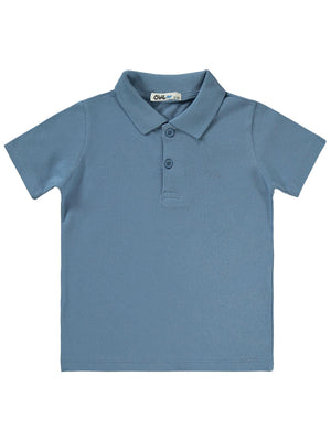 Civil Boys Yelken Nakışlı Lakos 2-5 Yaş Tişört - Mavi