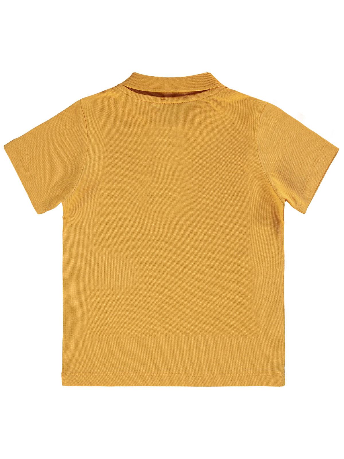 Civil Boys Yelken Nakışlı Lakos 2-5 Yaş Tişört - Turuncu
