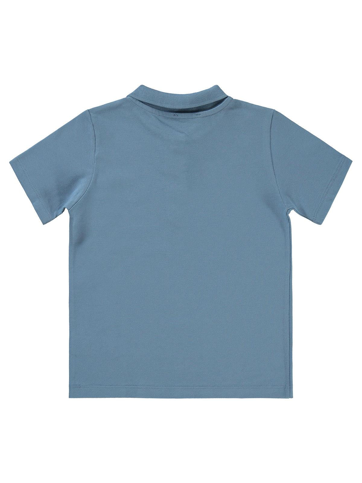 Civil Boys Yelken Nakışlı Lakos 6-9 Yaş Tişört - Mavi