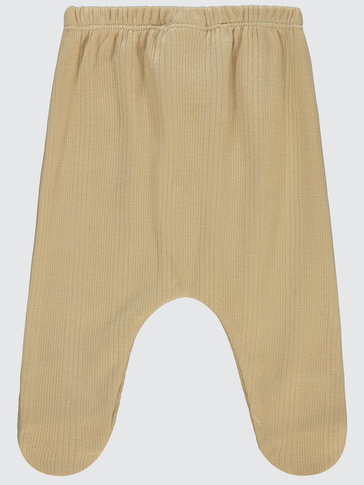 Civil Baby Araba Aplikeli 3-6 Ay Tek Alt Bebe - Kahverengi