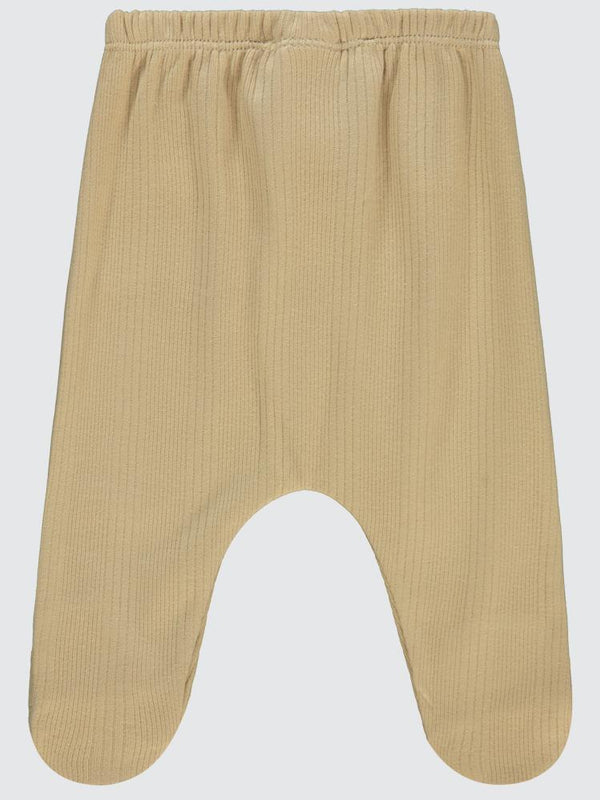 Civil Baby Araba Aplikeli 3-6 Ay Tek Alt Bebe - Kahverengi