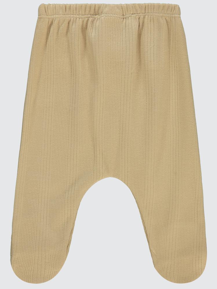 Civil Baby Araba Aplikeli 3-6 Ay Tek Alt Bebe - Kahverengi