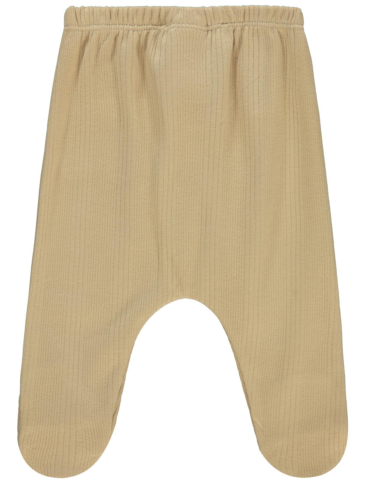 Civil Baby Araba Aplikeli 3-6 Ay Tek Alt Bebe - Kahverengi