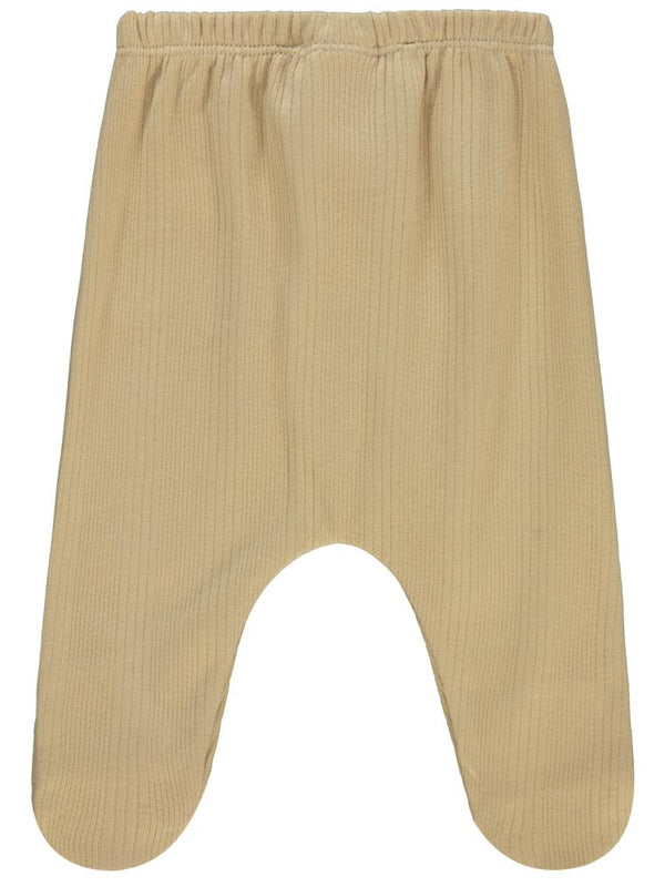 Civil Baby Araba Aplikeli 3-6 Ay Tek Alt Bebe - Kahverengi