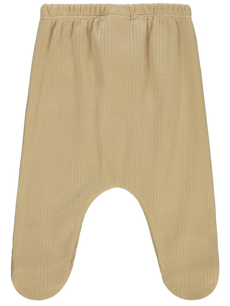 Civil Baby Araba Aplikeli 3-6 Ay Tek Alt Bebe - Kahverengi