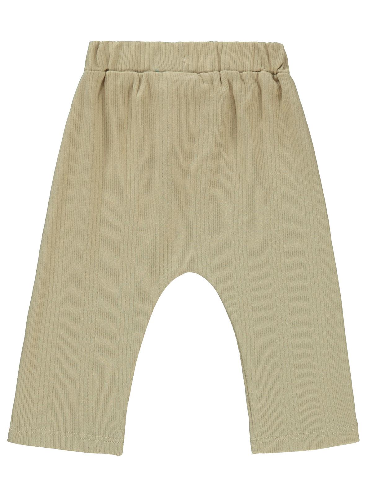 Civil Baby Araba Aplikeli 6-18 Ay Tek Alt Bebe - Kahverengi