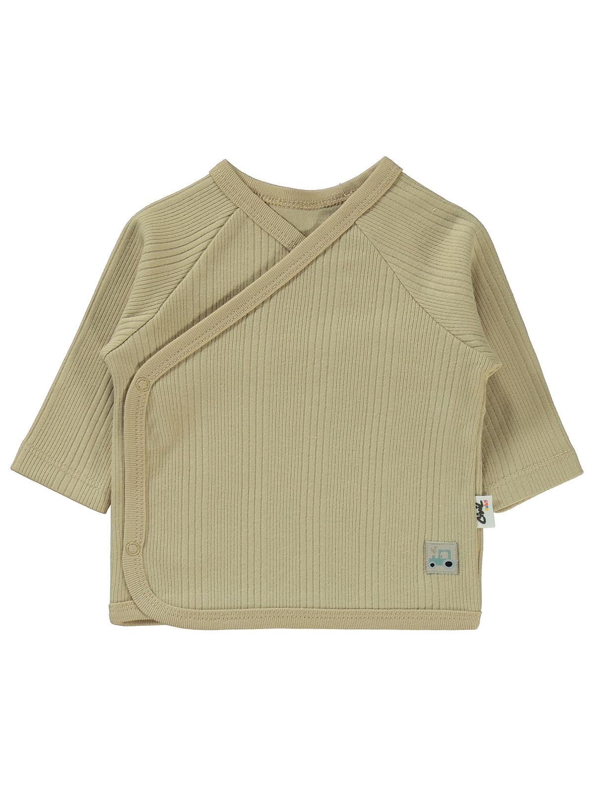 Civil Baby Süs Etiketli Zıbın Takımları - Kahverengi