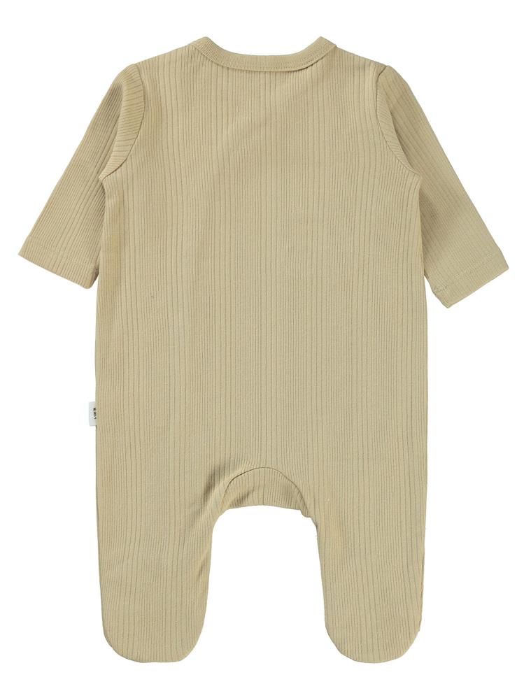 Civil Baby Araba Aplikeli 1-6 Ay Tulum - Kahverengi