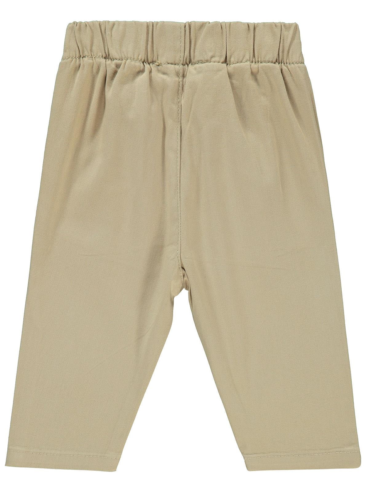 Civil Baby Düğme Detaylı 6-18 Ay Pantolon - Bej
