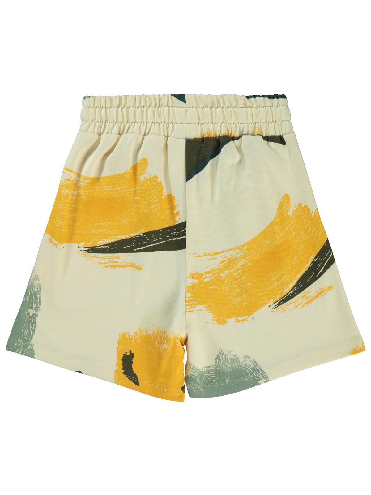 Civil Boys Serbest Fırça Emprimeli 6-9 Yaş Şort - Haki