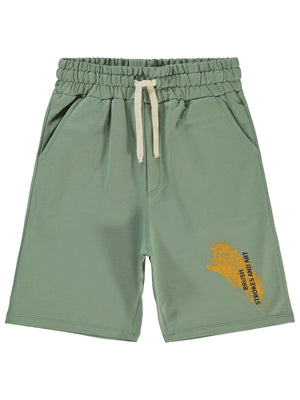 Civil Boys Serbest Fırça Baskılı 10-13 Yaş Kapri - Haki