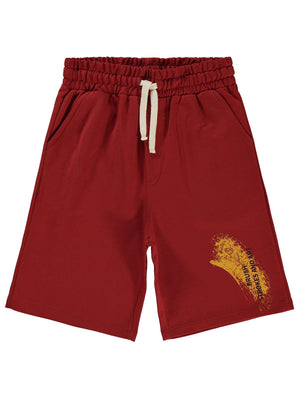 Civil Boys Serbest Fırça Baskılı 10-13 Yaş Kapri - Turuncu