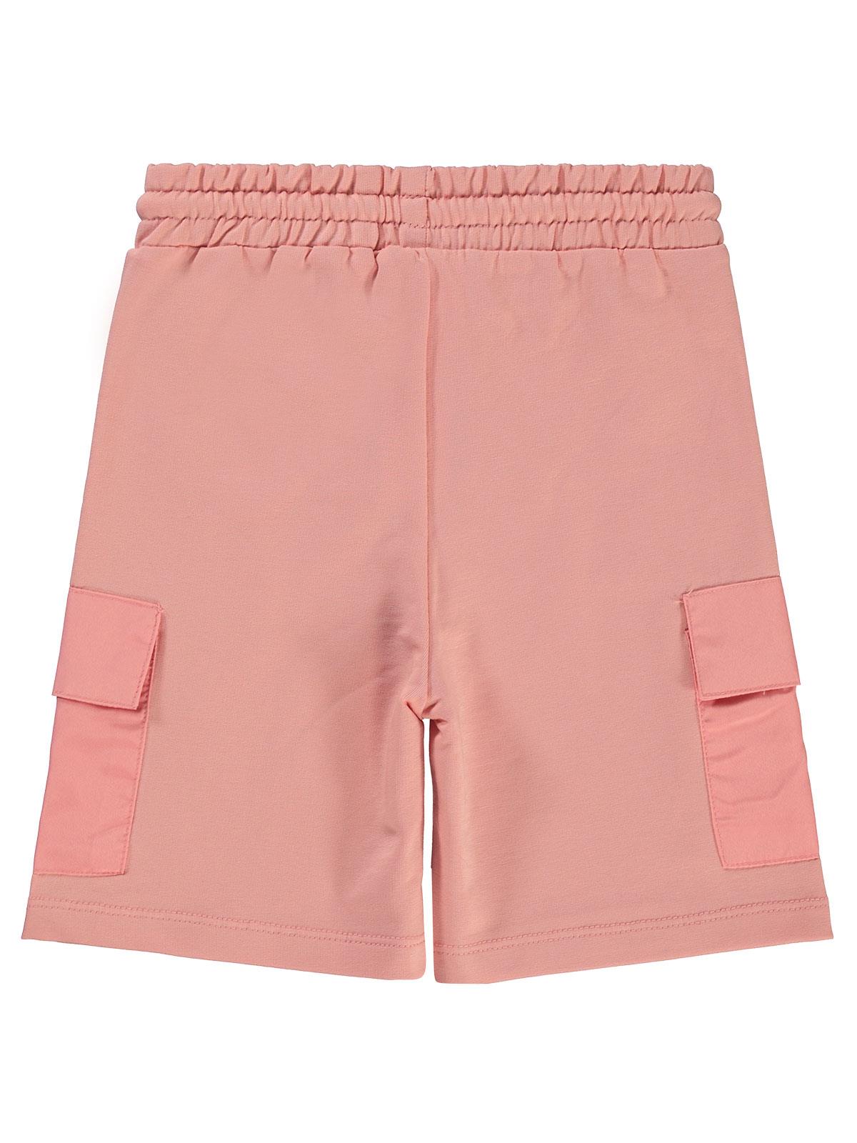 Civil Girls Kargo Cepli 2-5 Yaş Kapri - Pudra