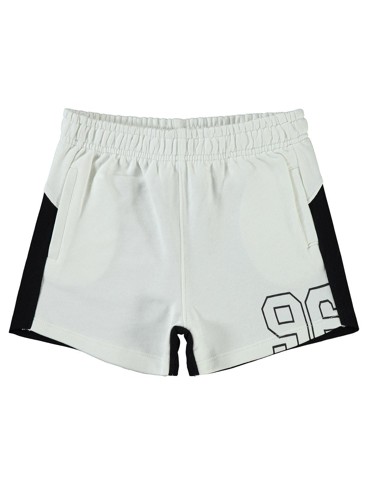 Civil Girls 96 Baskılı 10-13 Yaş Şort - Siyah