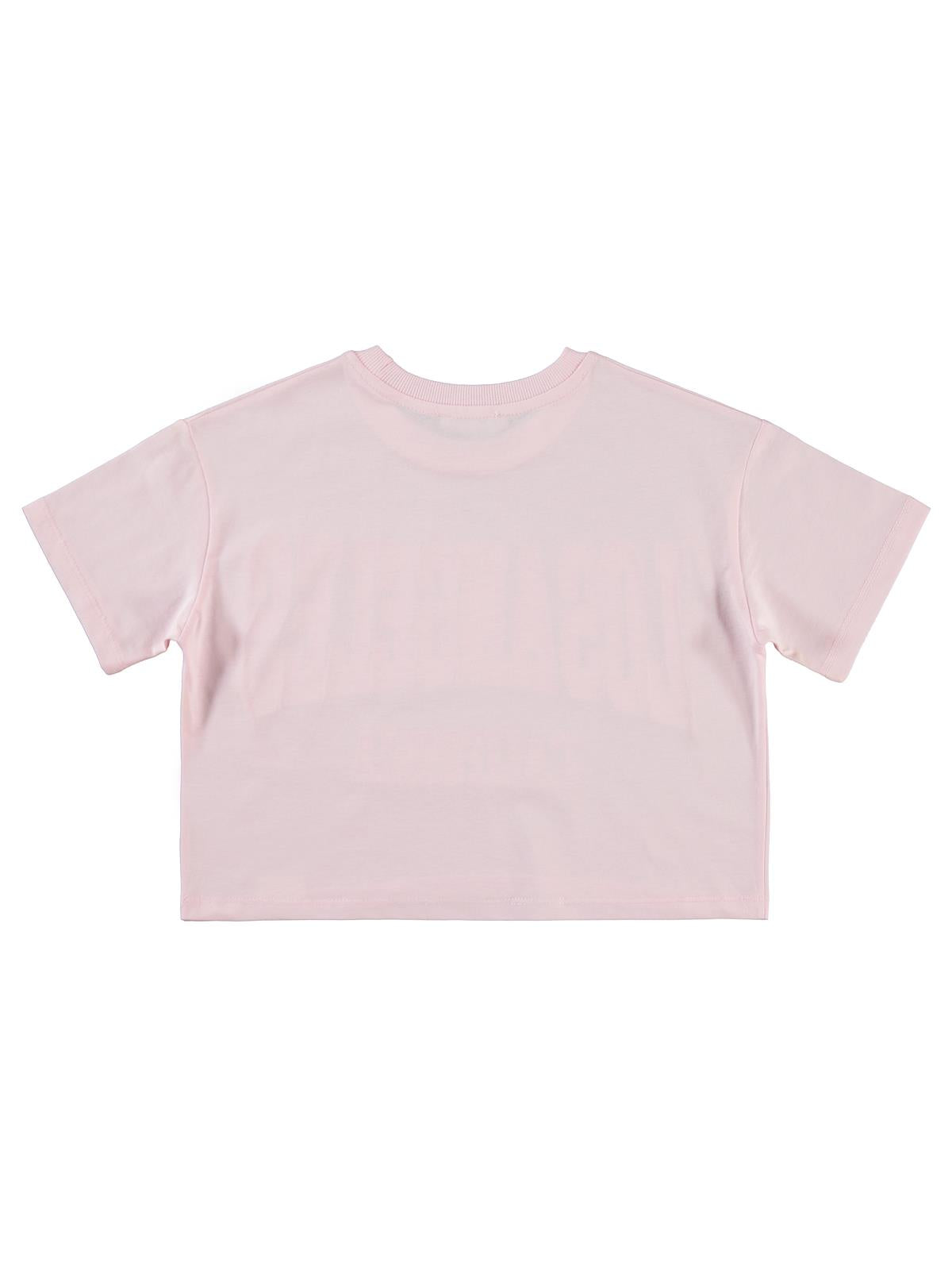 Civil Girls Los Angeles Baskılı 6-9 Yaş Tişört - Pembe