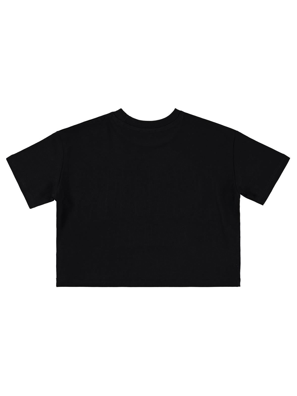 Civil Girls Los Angeles Baskılı 6-9 Yaş Tişört - Siyah