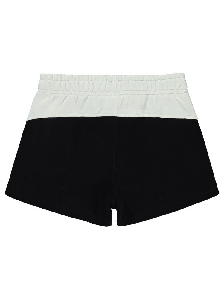 Civil Girls 96 Baskılı 6-9 Yaş Şort - Siyah