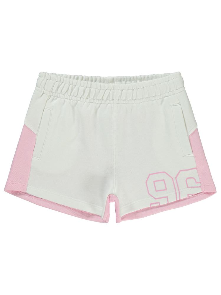 Civil Girls 96 Baskılı 6-9 Yaş Şort - Pembe