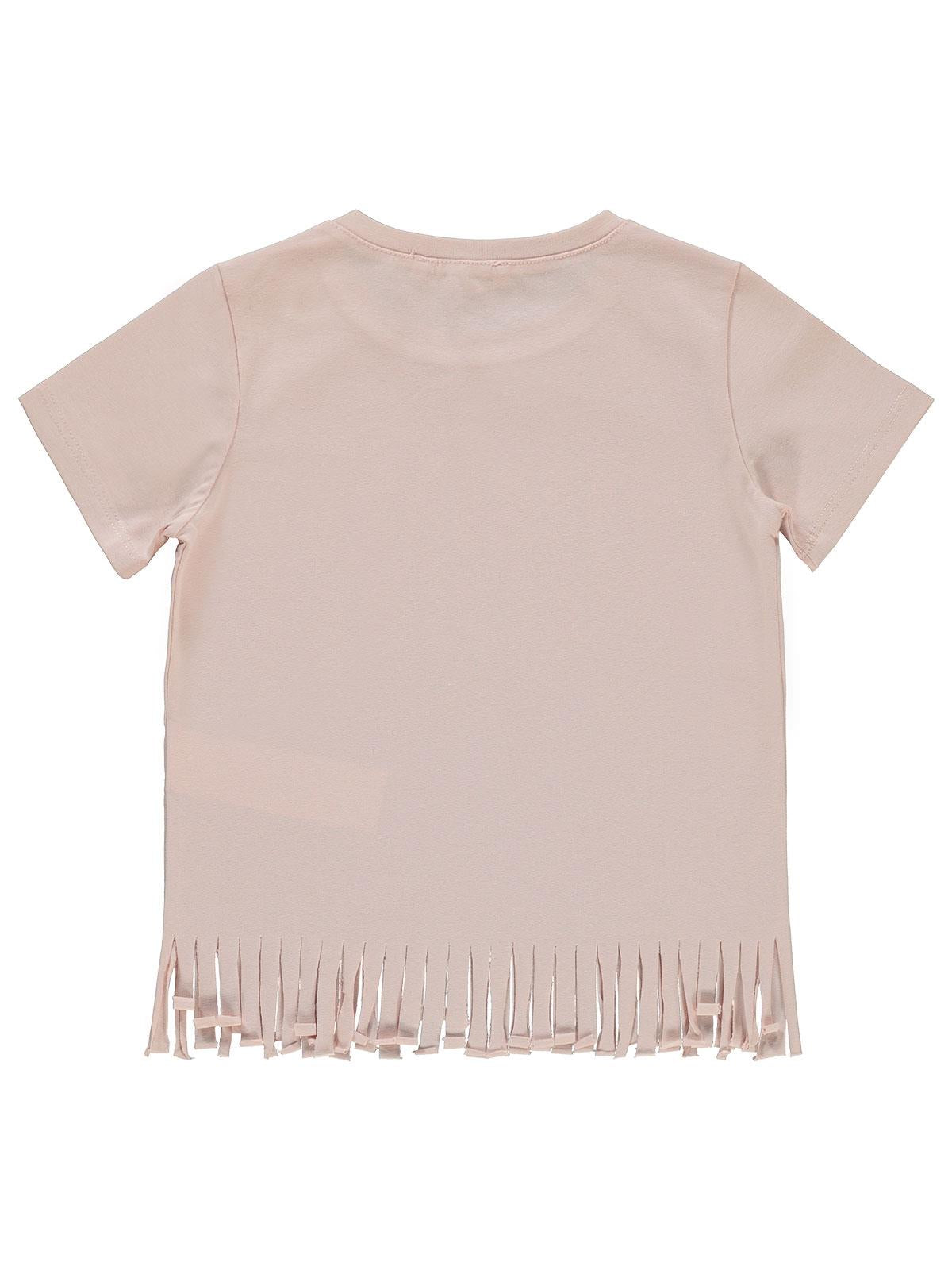 Civil Girls Sunny Baskılı 2-5 Yaş Tişört - Pudra