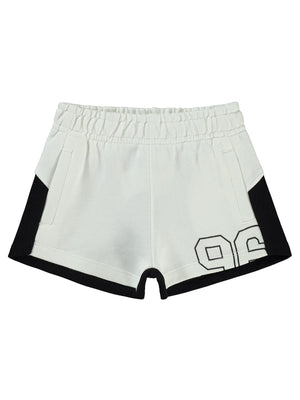 Civil Girls 96 Baskılı 2-5 Yaş Şort - Siyah