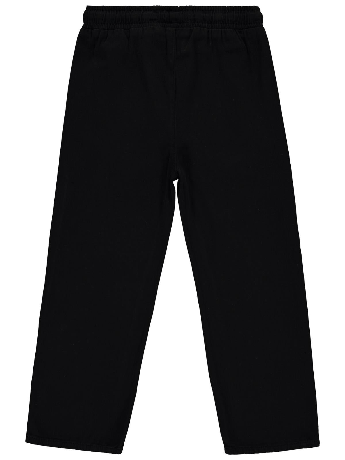 Civil Girls Bol Paça 6-9 Yaş Pantolon - Siyah