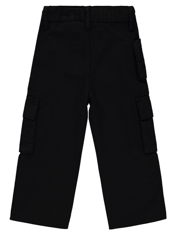 Civil Girls Üç Cepli Kargo 2-5 Yaş Pantolon - Siyah