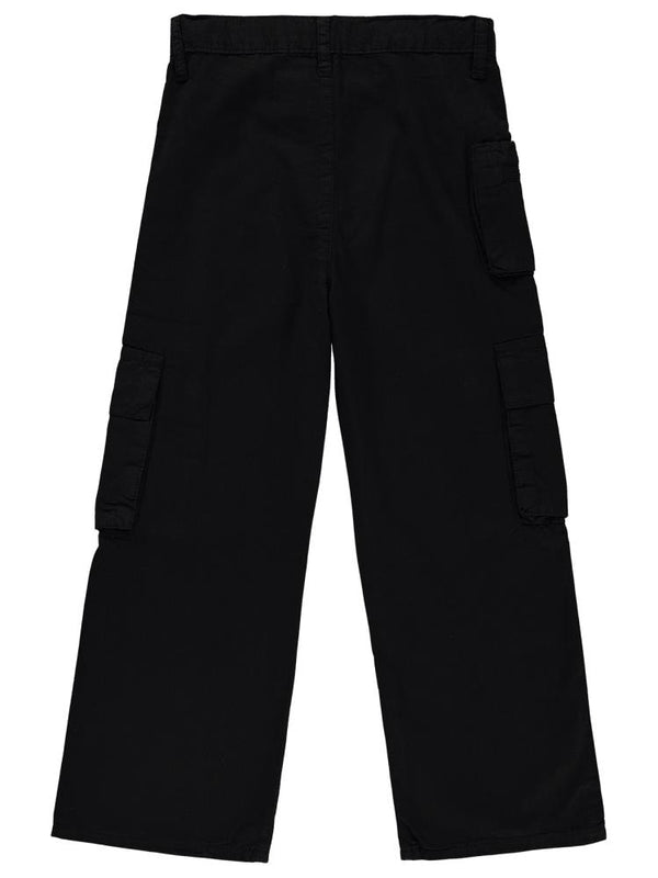 Civil Girls Üç Cepli Kargo 10-13 Yaş Pantolon - Siyah