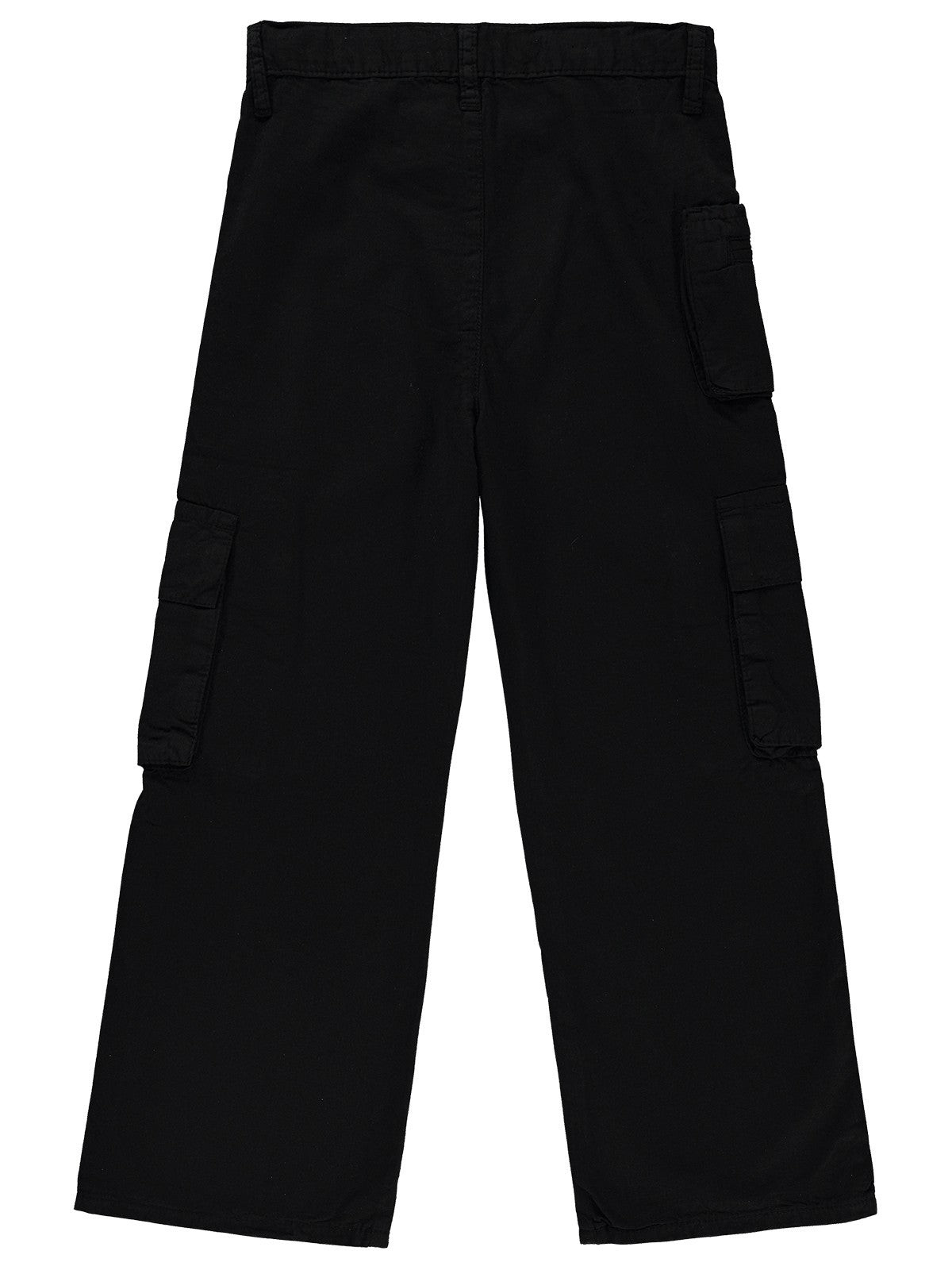 Civil Girls Üç Cepli Kargo 10-13 Yaş Pantolon - Siyah