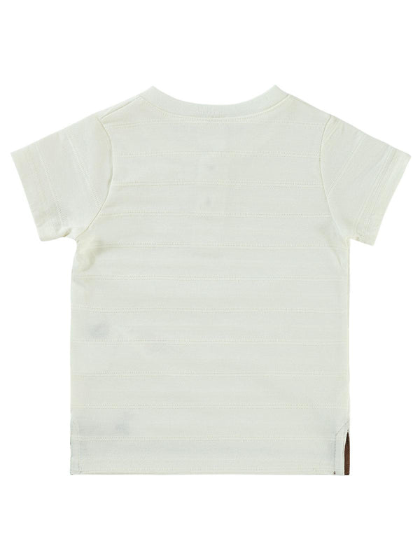 Civil Baby Karınca Nakışlı 6-18 Ay Tişört - Bej