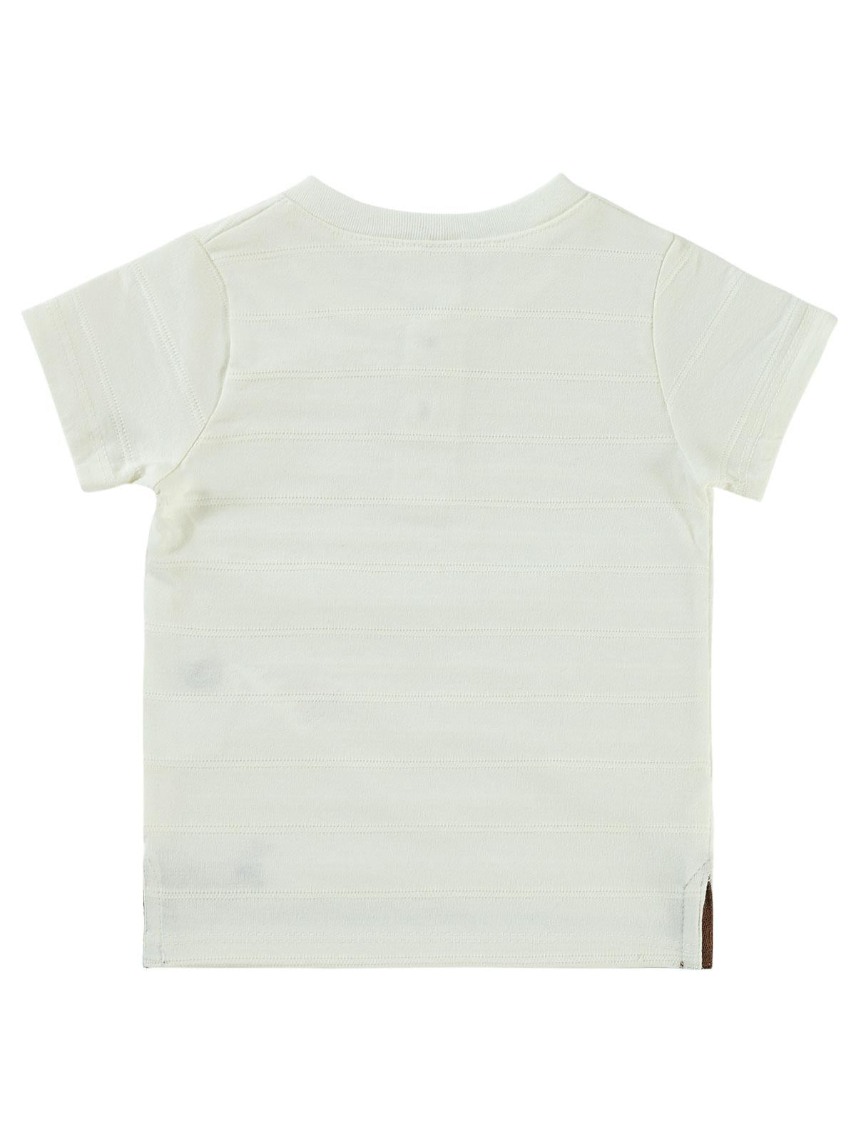 Civil Baby Karınca Nakışlı 6-18 Ay Tişört - Bej