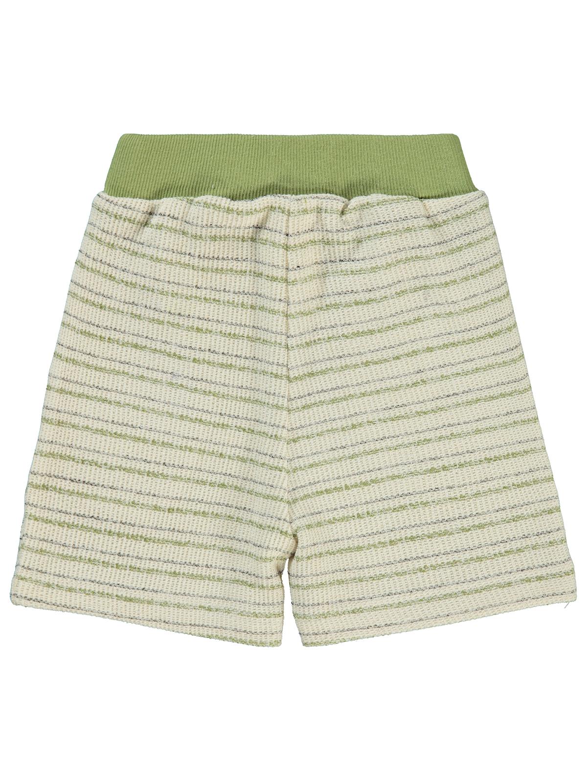 Civil Baby Çizgili 6-18 Ay Şort - Bej